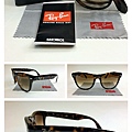 RAY BAN太陽眼鏡 經典品牌/摺疊琥珀色#RB4105 710