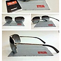 RAY BAN太陽眼鏡 經典品牌/銀-漸層灰色#RB3387 003/8G