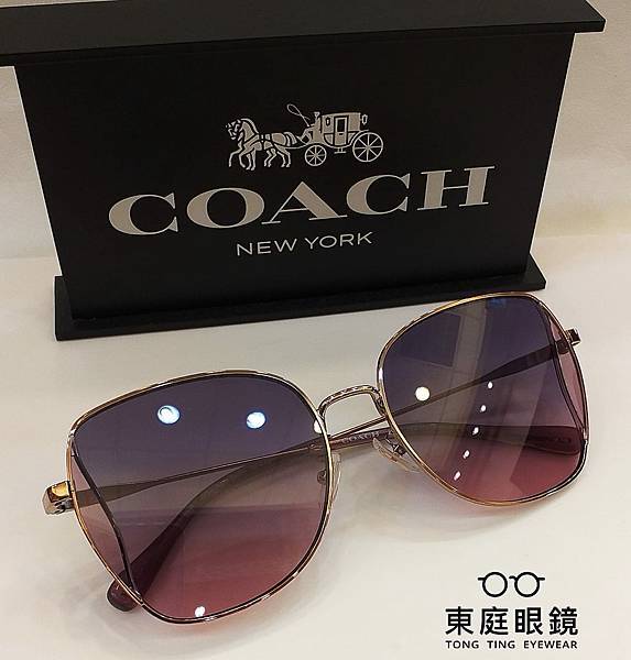 高雄東庭眼鏡~COACH 亞洲版 吳謹言配戴款 時尚方框太陽 高雄東庭眼鏡~COACH 亞洲版 吳謹言配戴款 時尚方框太陽
