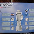 KENWOOD BL525W紙箱上的說明