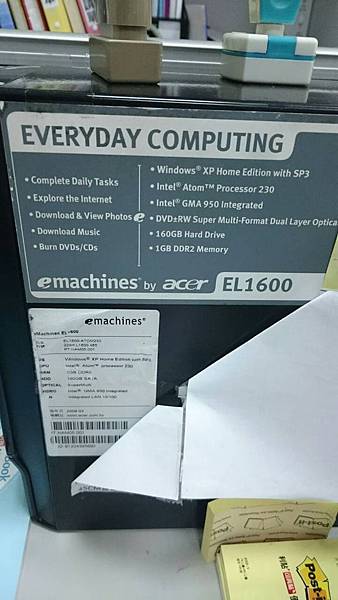 Acer宏碁eMachines EL1600 C