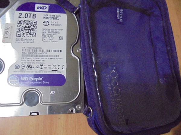 【留碟救援】WD威騰2TB→3.5吋Purple紫標裸碟是多