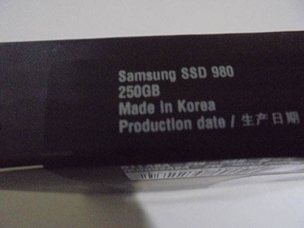 【NVMe介面】SAMSUNG三星980固態硬碟250GB～