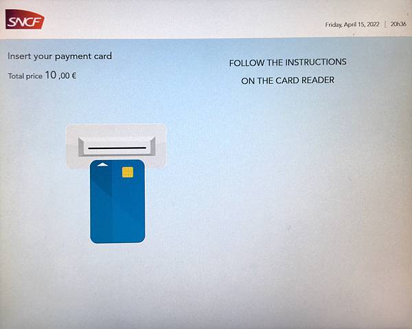 歐洲鐵路通票之手把手機器教學預定座位～法國篇