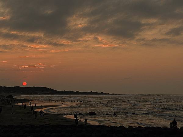 三芝-淺水灣海濱公園夕陽日落