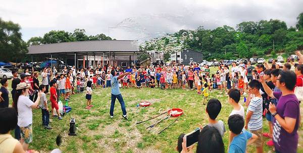 拍片場露營地泡泡派對