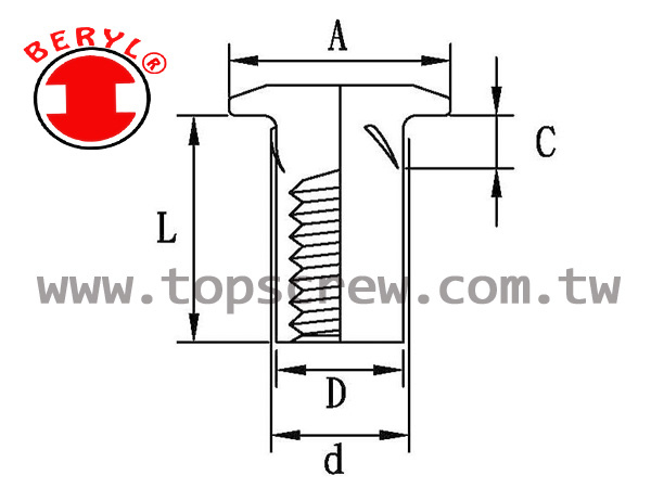 E SELF DRIVING NUT DRAWING-topscrew.jpg