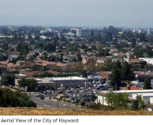 Aerial view of city of hayward.JPG