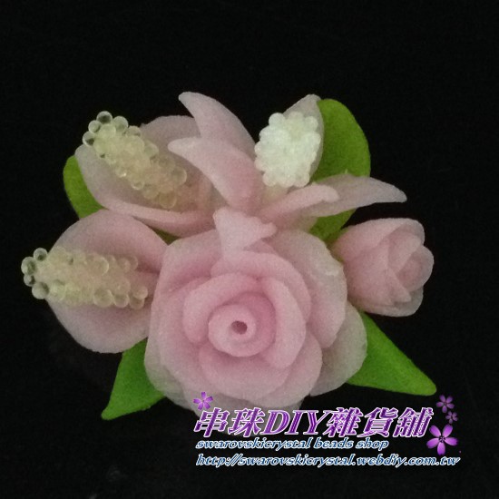 樹脂花 手工樹脂花003 袖珍粘土花樹脂黏土 迷你花 黏土花 編織系列 痞客邦pixnet