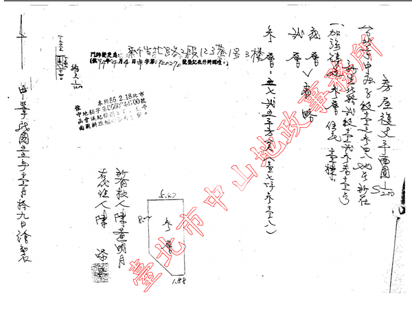 台北市中山區新生北路2段123巷1號3樓