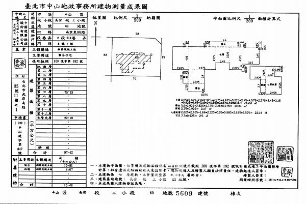 台北市中山區南京東路二段214巷8號7樓