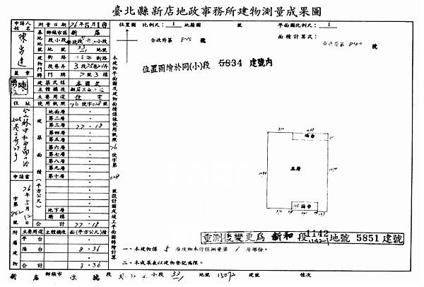 新北市新店區永平街23巷7號3樓