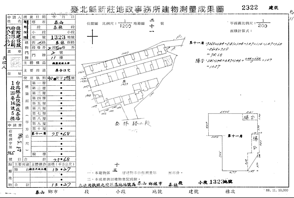 新北市泰山區泰林路二段522巷2號11樓