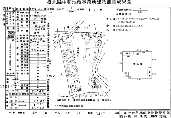 新北市中和區橋和路160巷42號2樓