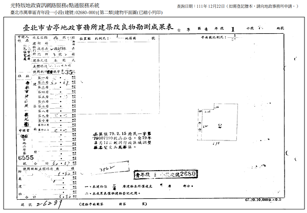 ▌1/24法拍屋｜2拍｜台北市萬華區中華路二段498巷3號2