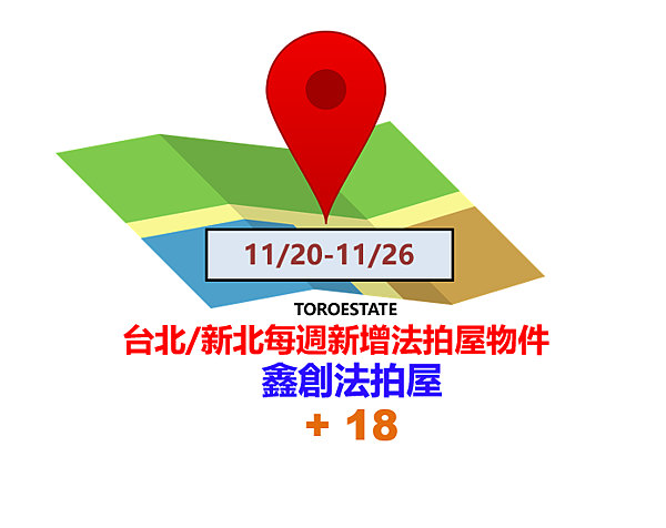▌11/20-11/26 台北新北每週新增法拍屋物件(共18