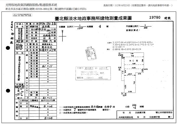 ▌1/25法拍屋｜1拍｜新北市淡水區北新路92號6樓｜米蘭廣