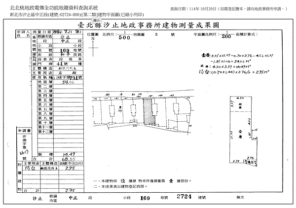 11/20法拍屋1拍新北市汐止區和平街41號1樓汐止