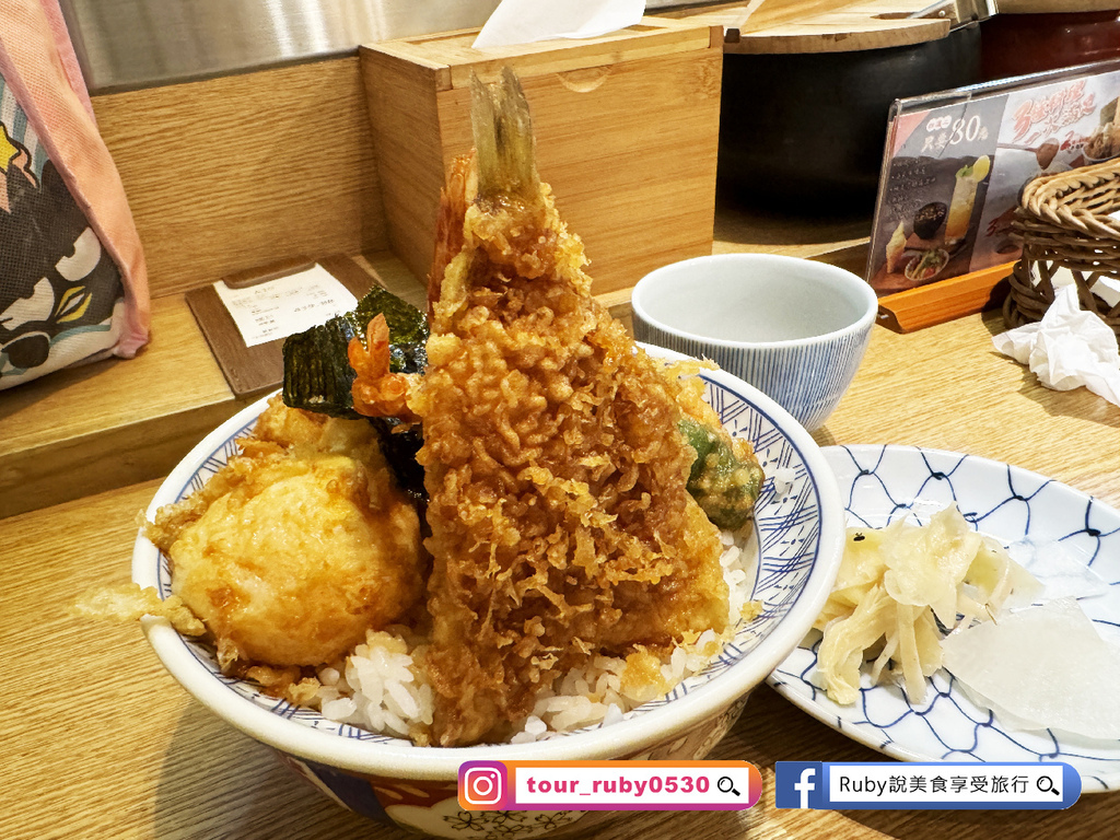 【台北車站美食】日本第一天丼-金子半之助，現點現做的天丼，秘