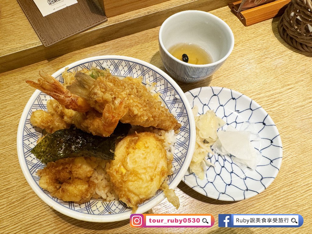 【台北車站美食】日本第一天丼-金子半之助，現點現做的天丼，秘