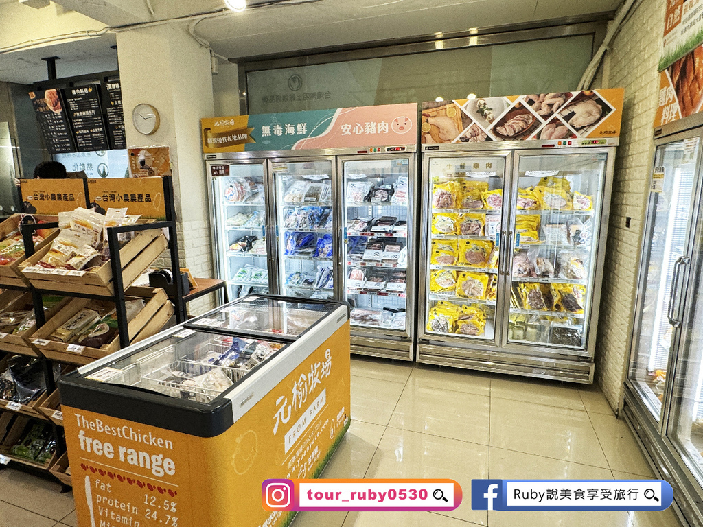 【台北東門市場】元榆牧場-台北東門店，現切的甘蔗雞鮮嫩多汁，