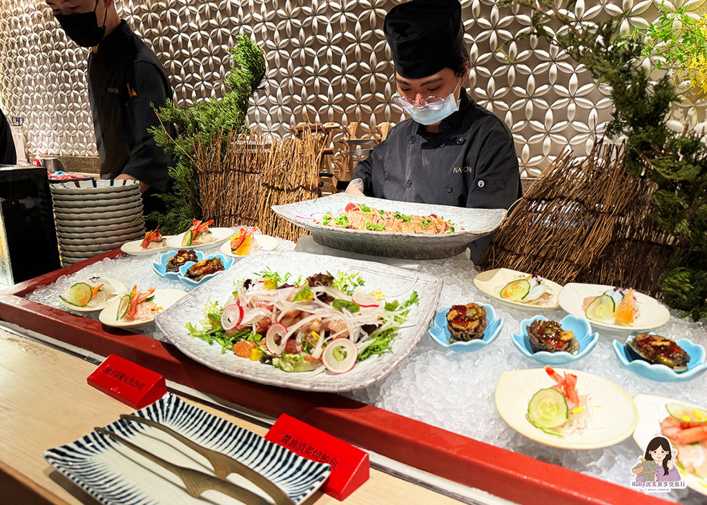 【台北吃到飽餐廳】欣葉集團NAGOMI和食饗宴，炙燒干貝、紅
