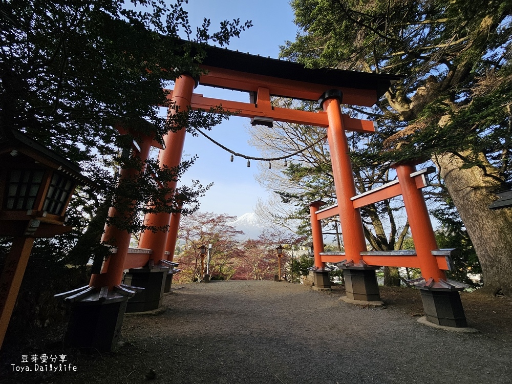 新倉山淺間公園｜忠靈塔 + 富士山 = 明信片般美景 . 若