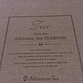 Afternoon Tea Menu