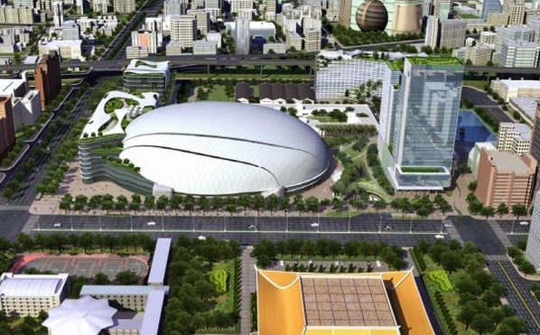 大巨蛋安全-鈦板打造堅固大巨蛋 台北最新地標 大巨蛋安全-鈦板打造堅固大巨蛋 台北最新地標