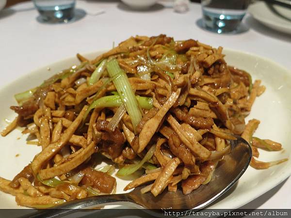 天母三越1010湘湘菜餐廳-香干豬肉絲