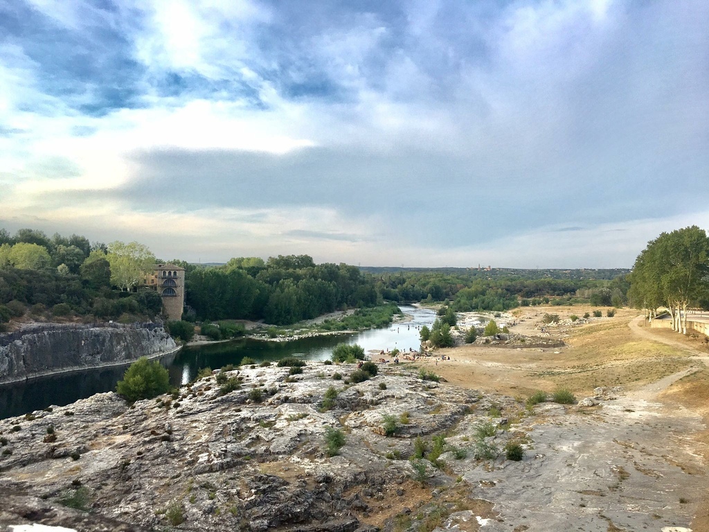 法國·加爾橋 Pont-du-Gard | 從水道橋看羅馬帝