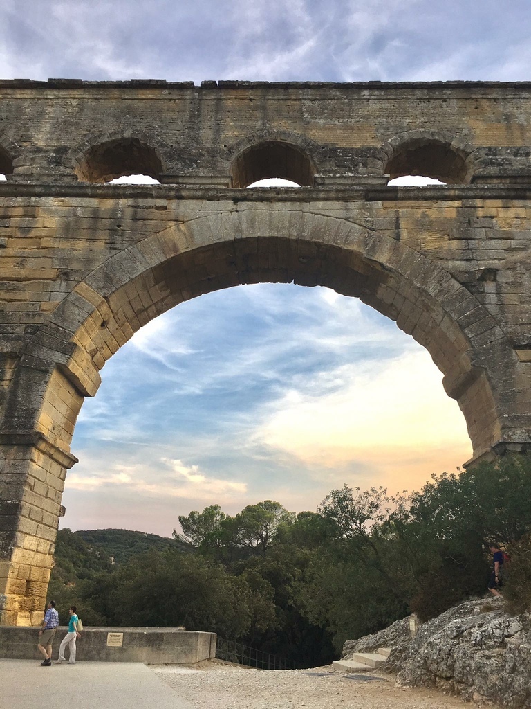 法國·加爾橋 Pont-du-Gard | 從水道橋看羅馬帝