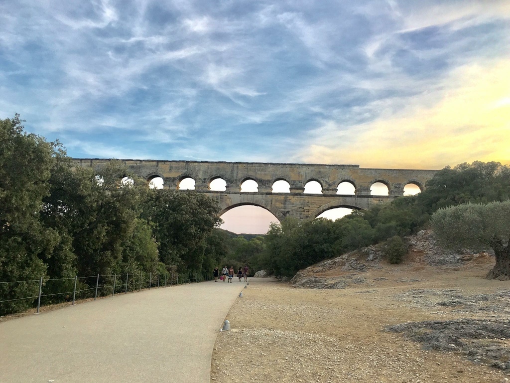 法國·加爾橋 Pont-du-Gard | 從水道橋看羅馬帝