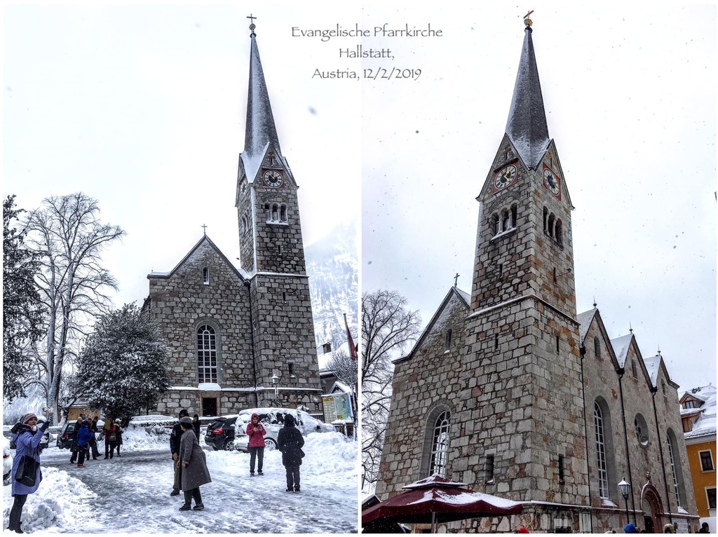 奧地利·哈爾施塔特 Hallstatt | 走進冰天雪地的童