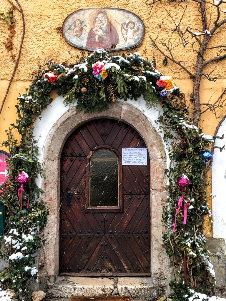 奧地利·哈爾施塔特 Hallstatt | 走進冰天雪地的童