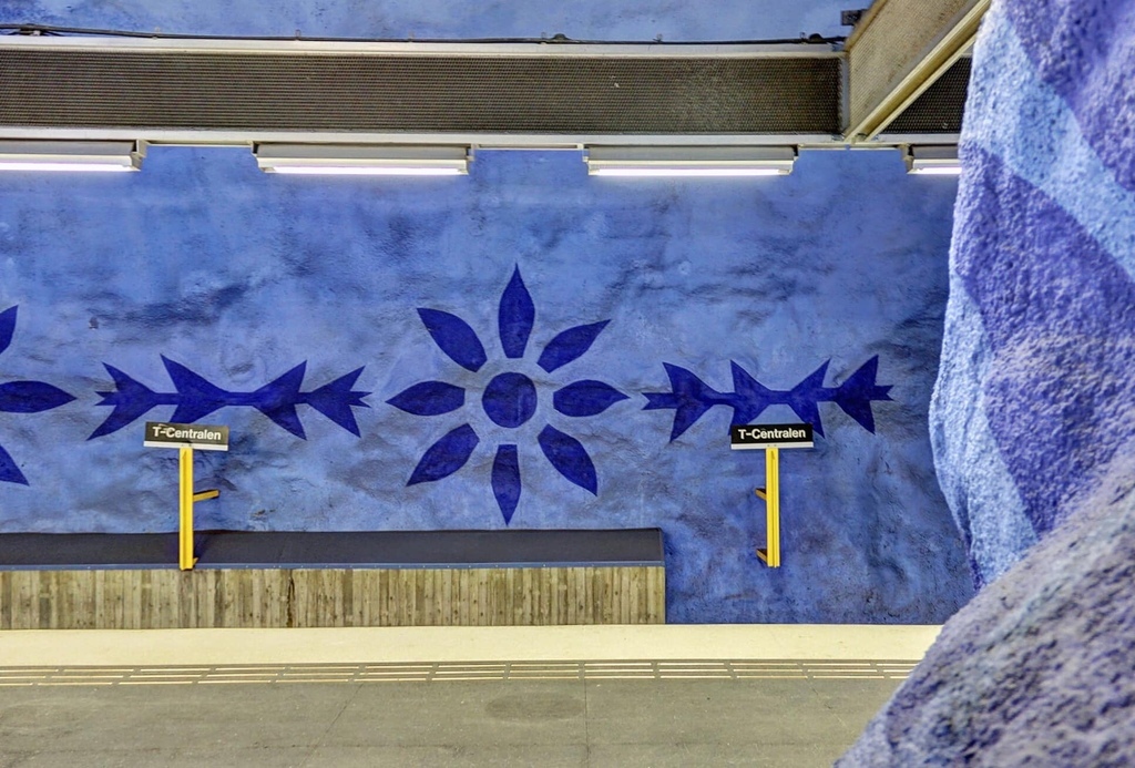 瑞典·斯德哥爾摩地鐵站之旅 Stockholm Metro 