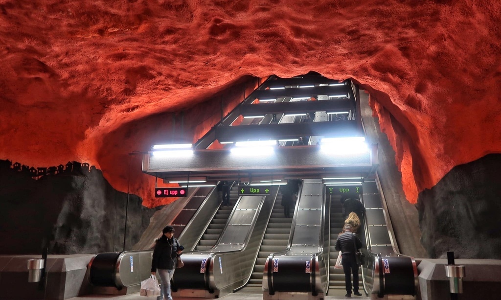 瑞典·斯德哥爾摩地鐵站之旅 Stockholm Metro 