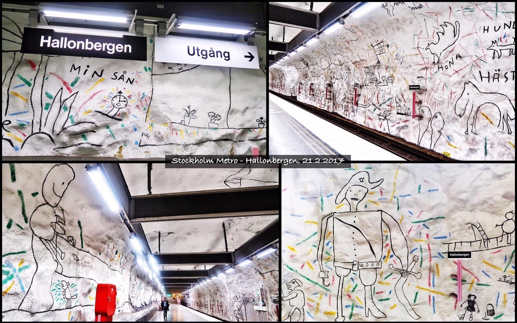 瑞典·斯德哥爾摩地鐵站之旅 Stockholm Metro 