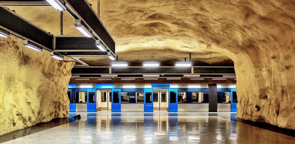 瑞典·斯德哥爾摩地鐵站之旅 Stockholm Metro 