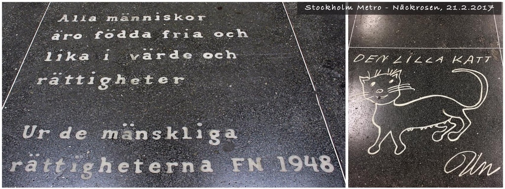 瑞典·斯德哥爾摩地鐵站之旅 Stockholm Metro 