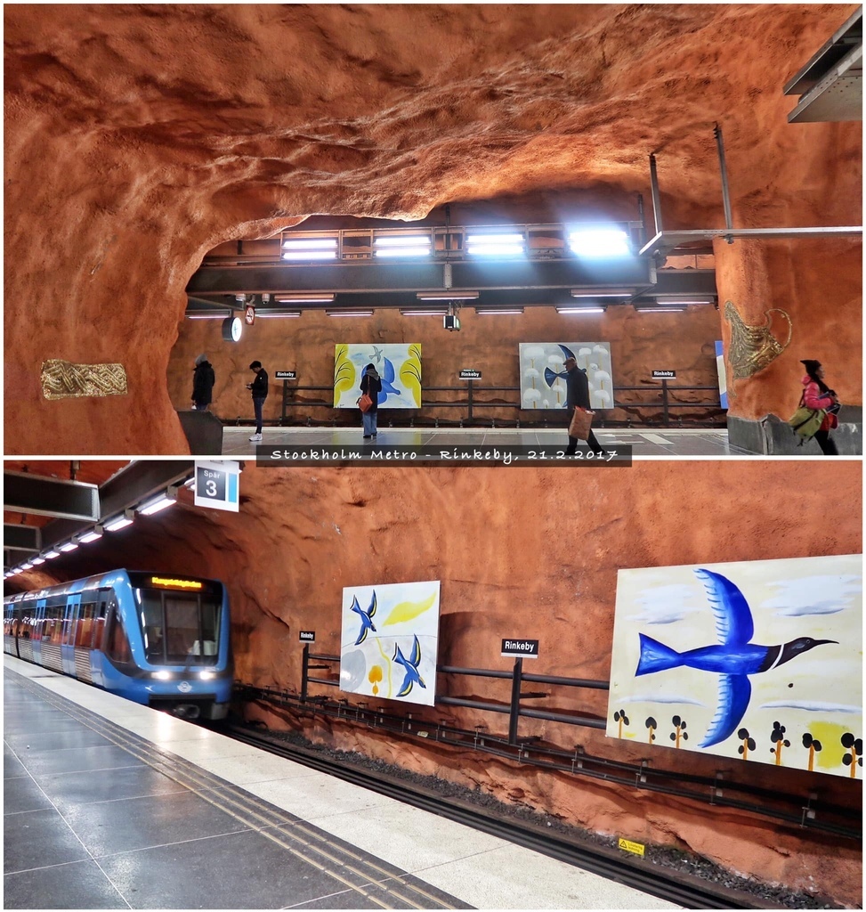 瑞典·斯德哥爾摩地鐵站之旅 Stockholm Metro 