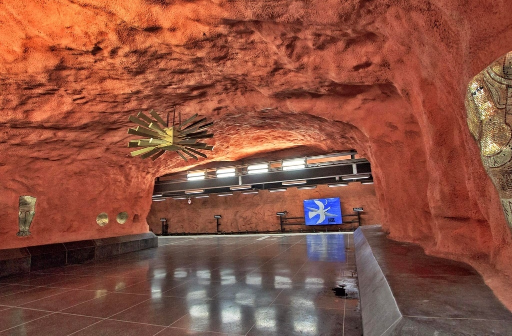 瑞典·斯德哥爾摩地鐵站之旅 Stockholm Metro 