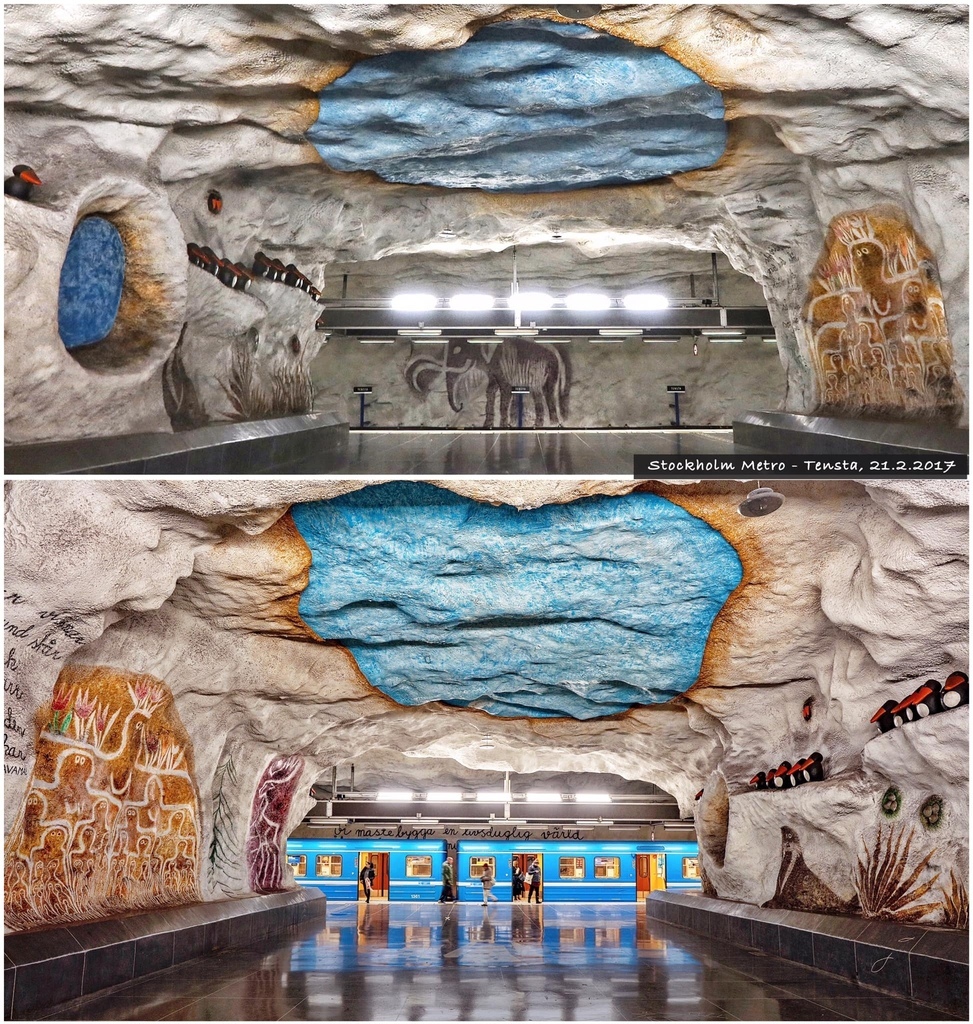 瑞典·斯德哥爾摩地鐵站之旅 Stockholm Metro 