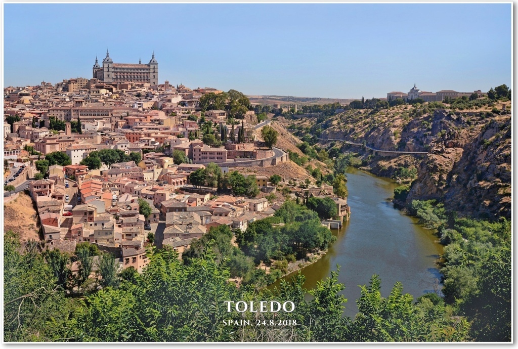 西班牙·托萊多 Toledo | (3) 城外回望古城風光