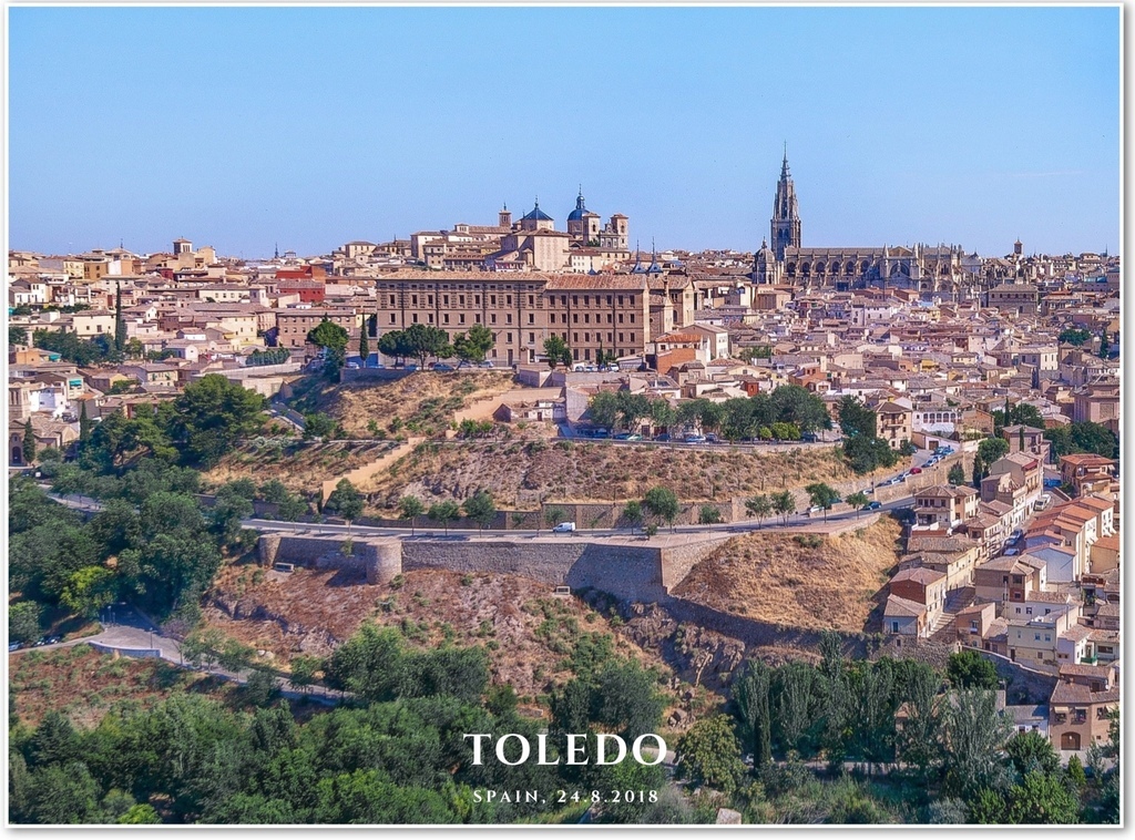西班牙·托萊多 Toledo | (3) 城外回望古城風光