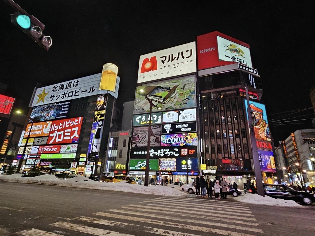 北海道之旅 (D2)｜札幌｜薄野冰雪世界的冰雕展／元祖札幌拉