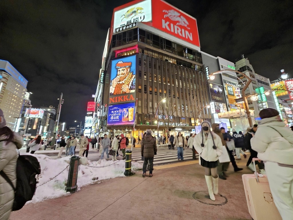 北海道之旅 (D2)｜札幌｜薄野冰雪世界的冰雕展／元祖札幌拉