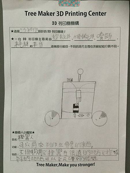 0706~0710-Tree Maker 3D 列印夏令營 外星人大戰