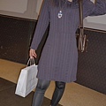 Purple Dress + Beige Ankle Boots 紫色洋裝 ＋ 裸色踝靴