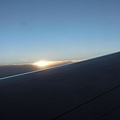 機上看夕陽